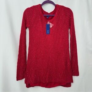 NWT Apt. 9 Women's Sequined V-Neck Sweater size Small